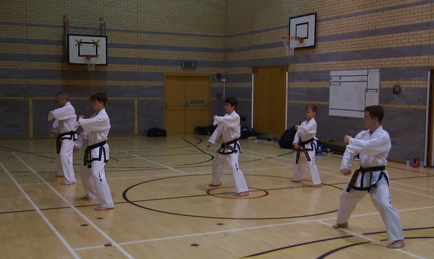first black belt lesson in kettering